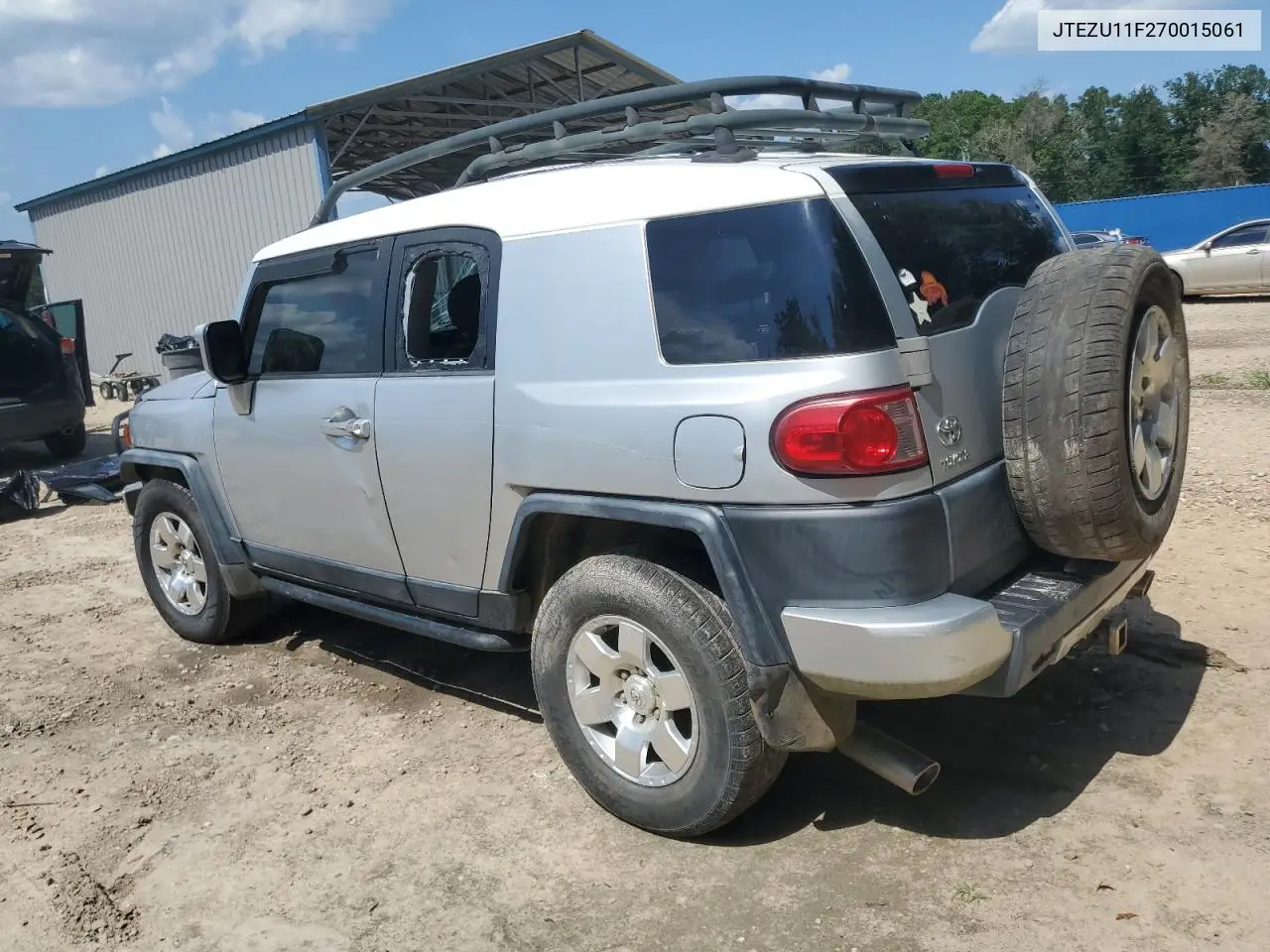 2007 Toyota Fj Cruiser VIN: JTEZU11F270015061 Lot: 64207175