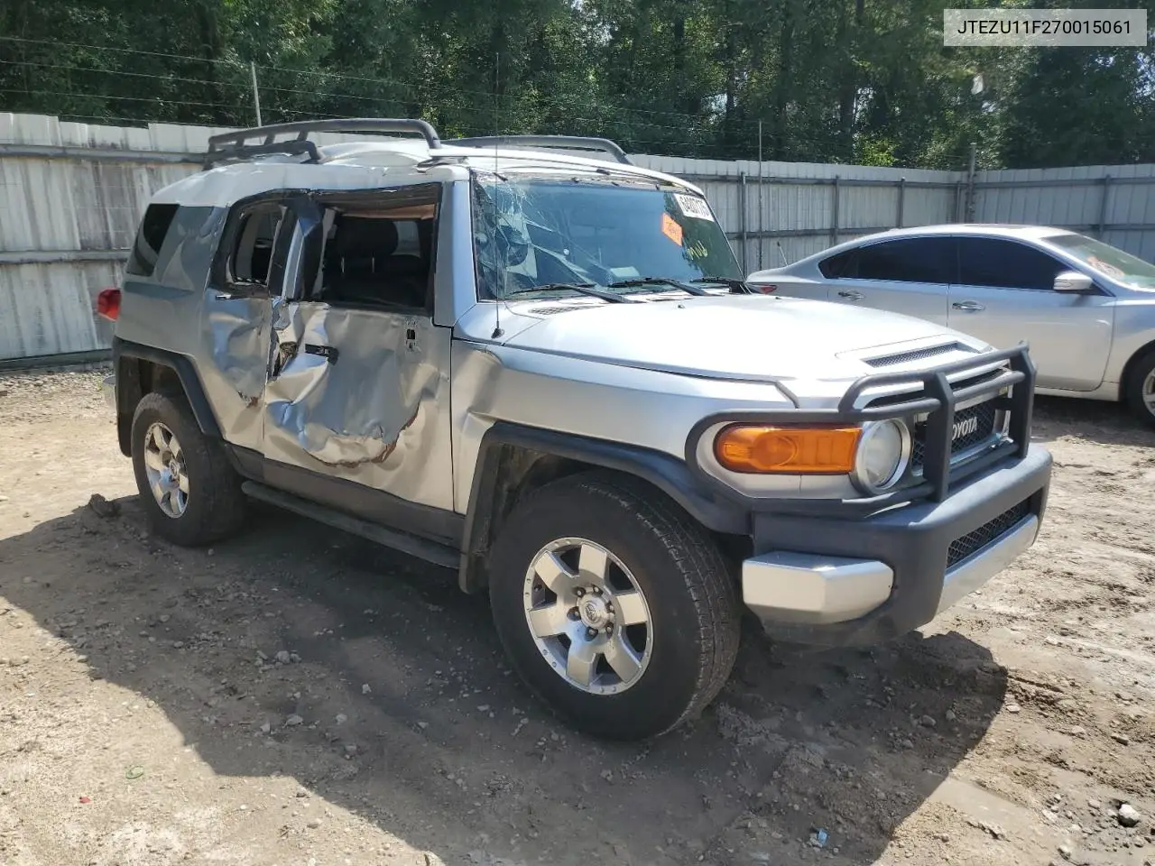 2007 Toyota Fj Cruiser VIN: JTEZU11F270015061 Lot: 64207175