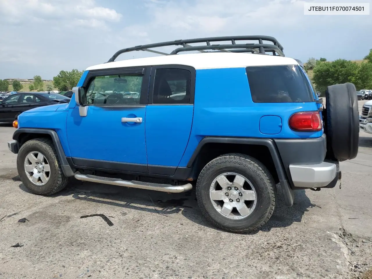 2007 Toyota Fj Cruiser VIN: JTEBU11F070074501 Lot: 64273025