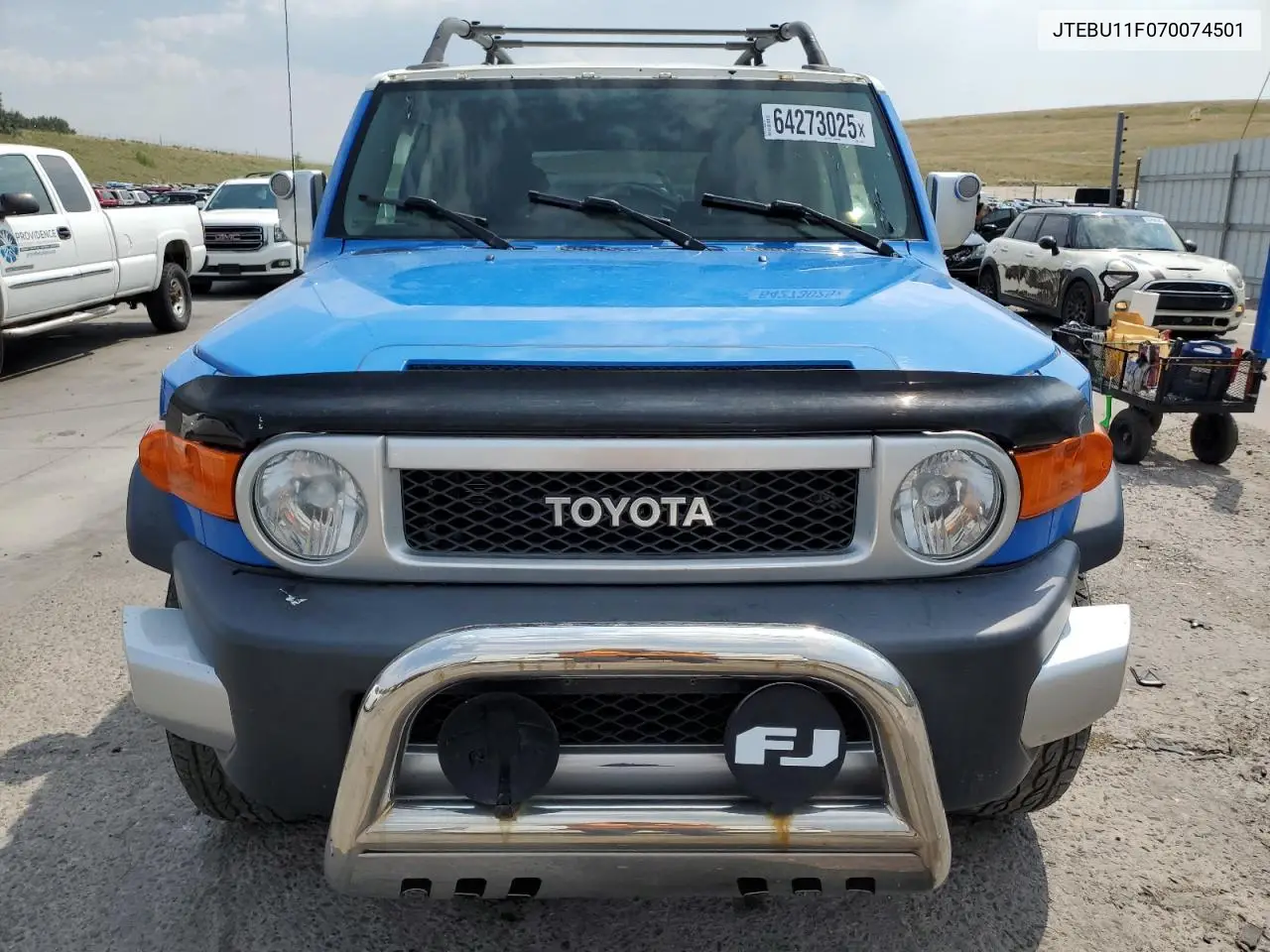 2007 Toyota Fj Cruiser VIN: JTEBU11F070074501 Lot: 64273025