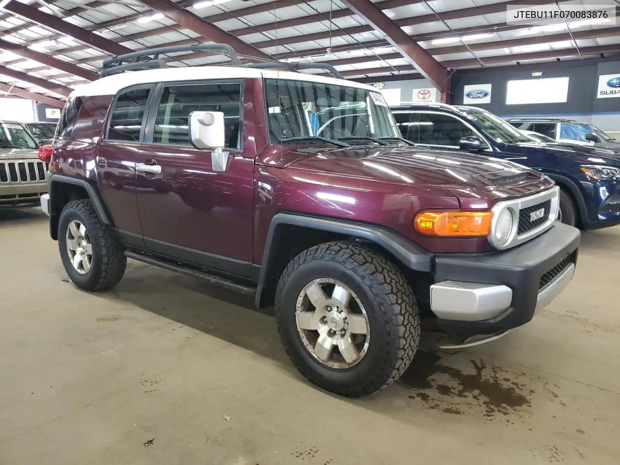 2007 Toyota Fj Cruiser VIN: JTEBU11F070083876 Lot: 64434235