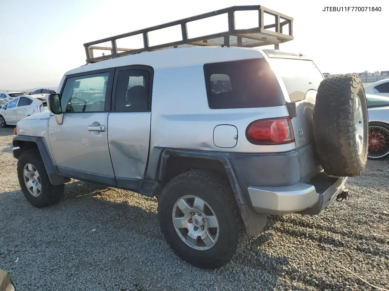 2007 Toyota Fj Cruiser VIN: JTEBU11F770071840 Lot: 64502365