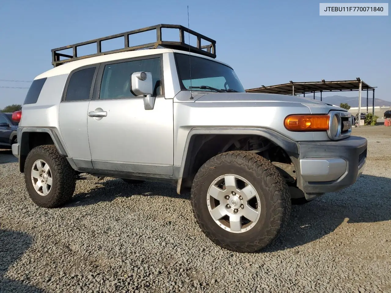 2007 Toyota Fj Cruiser VIN: JTEBU11F770071840 Lot: 64502365