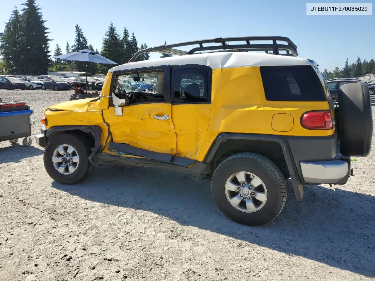 2007 Toyota Fj Cruiser VIN: JTEBU11F270085029 Lot: 64625715