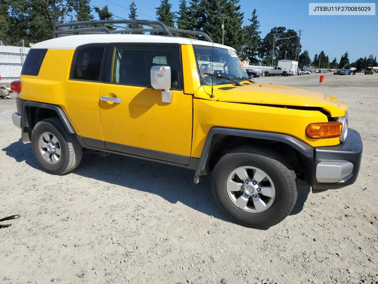 2007 Toyota Fj Cruiser VIN: JTEBU11F270085029 Lot: 64625715