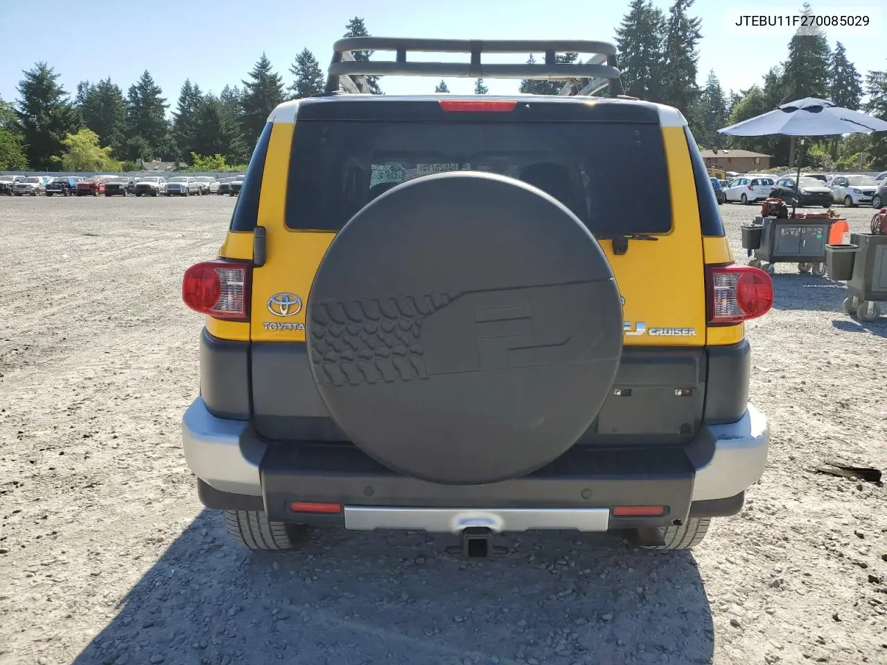 2007 Toyota Fj Cruiser VIN: JTEBU11F270085029 Lot: 64625715
