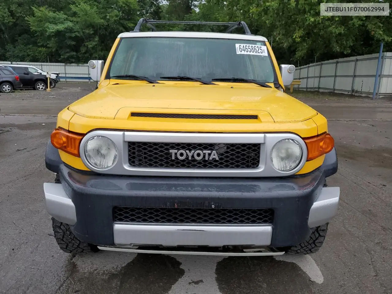 2007 Toyota Fj Cruiser VIN: JTEBU11F070062994 Lot: 64658625