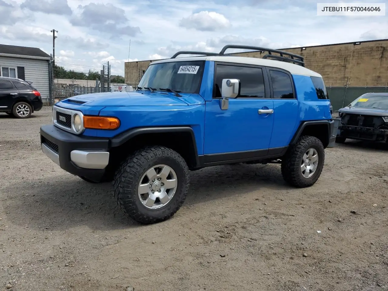 2007 Toyota Fj Cruiser VIN: JTEBU11F570046046 Lot: 64854215