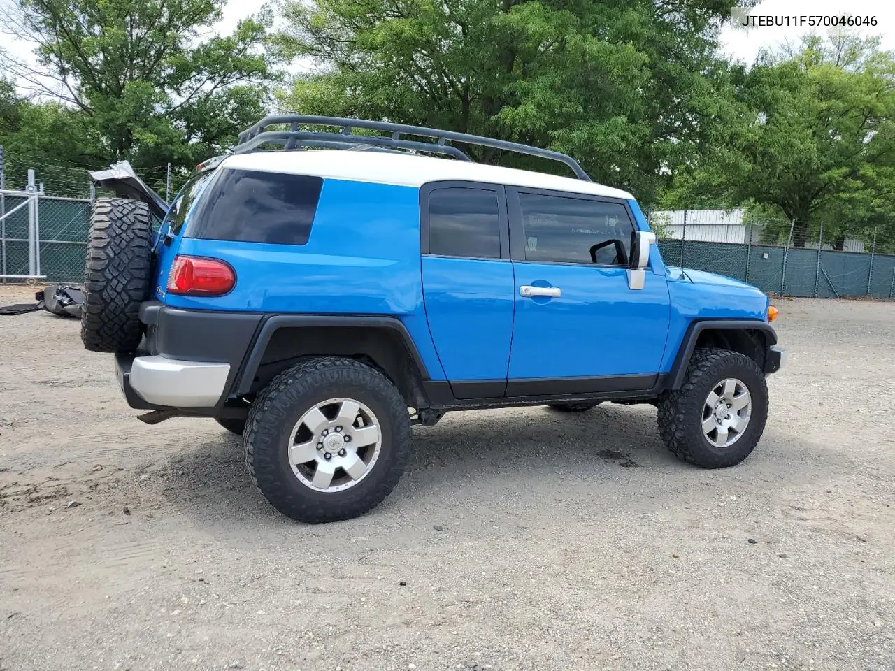 2007 Toyota Fj Cruiser VIN: JTEBU11F570046046 Lot: 64854215