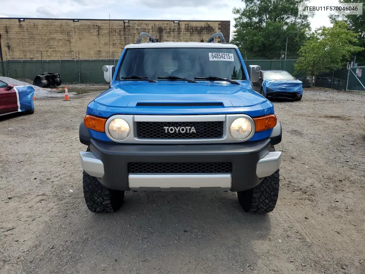 2007 Toyota Fj Cruiser VIN: JTEBU11F570046046 Lot: 64854215