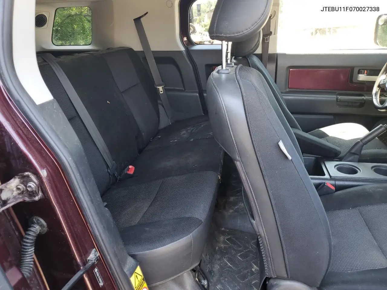 2007 Toyota Fj Cruiser VIN: JTEBU11F070027338 Lot: 64941465