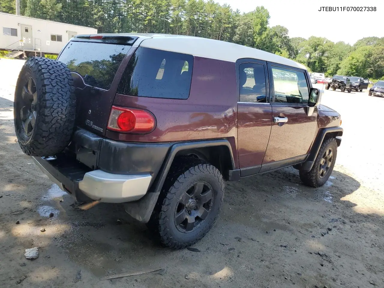 2007 Toyota Fj Cruiser VIN: JTEBU11F070027338 Lot: 64941465