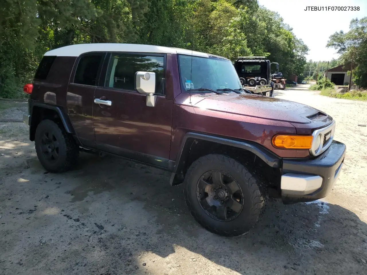 2007 Toyota Fj Cruiser VIN: JTEBU11F070027338 Lot: 64941465