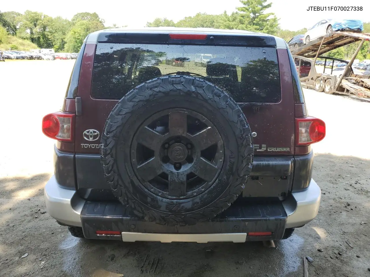 2007 Toyota Fj Cruiser VIN: JTEBU11F070027338 Lot: 64941465