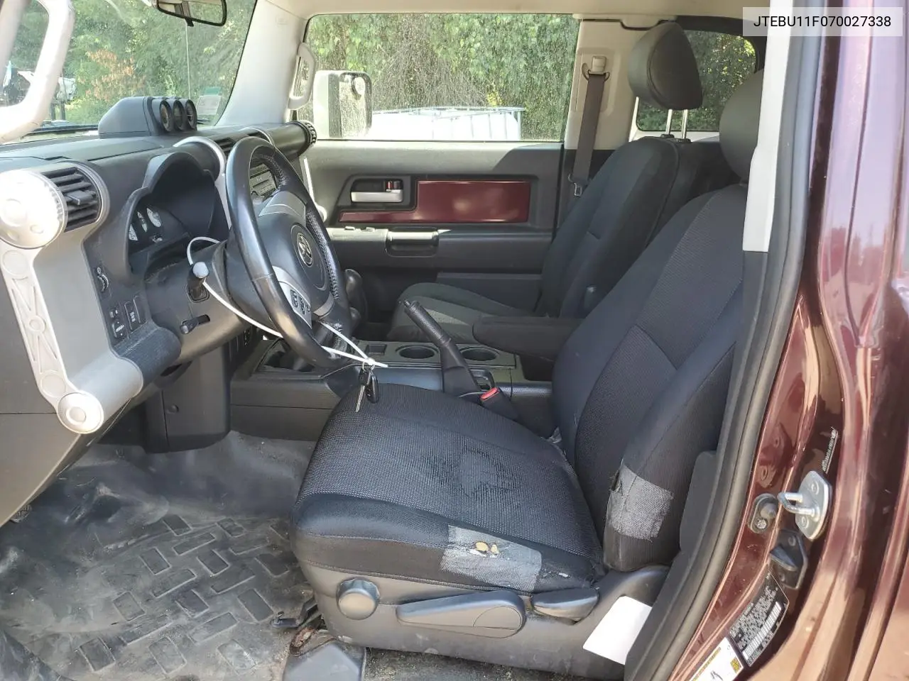 2007 Toyota Fj Cruiser VIN: JTEBU11F070027338 Lot: 64941465