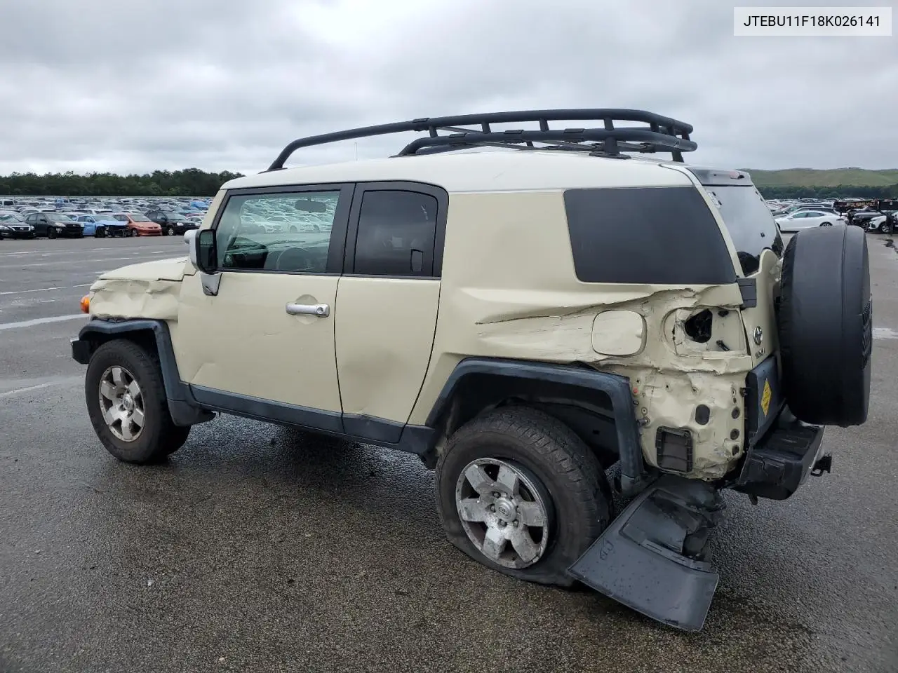 2008 Toyota Fj Cruiser VIN: JTEBU11F18K026141 Lot: 60553475