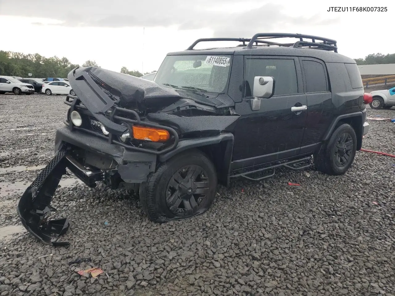 2008 Toyota Fj Cruiser VIN: JTEZU11F68K007325 Lot: 61140855