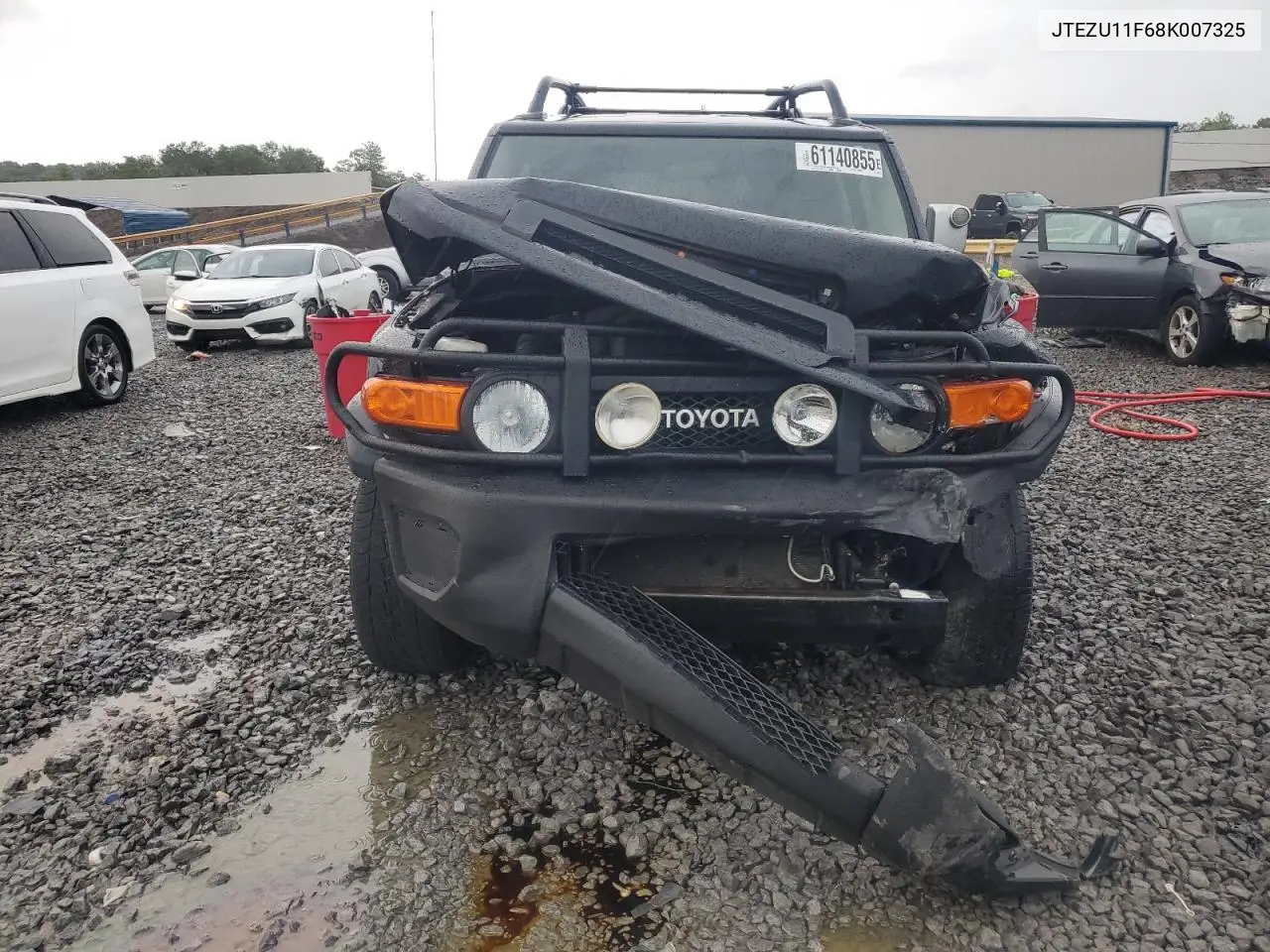 2008 Toyota Fj Cruiser VIN: JTEZU11F68K007325 Lot: 61140855