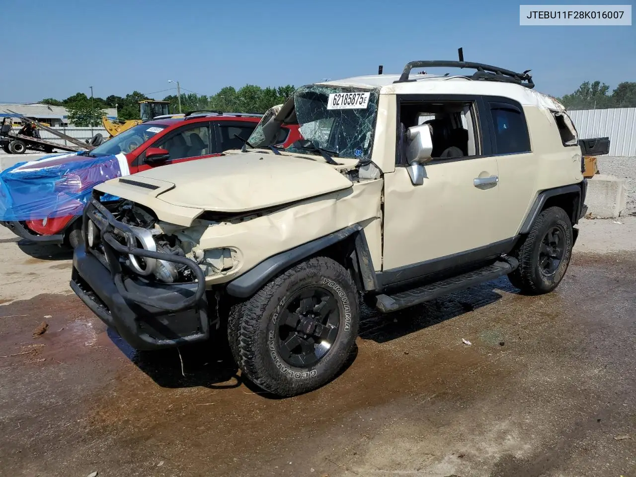 2008 Toyota Fj Cruiser VIN: JTEBU11F28K016007 Lot: 62185875