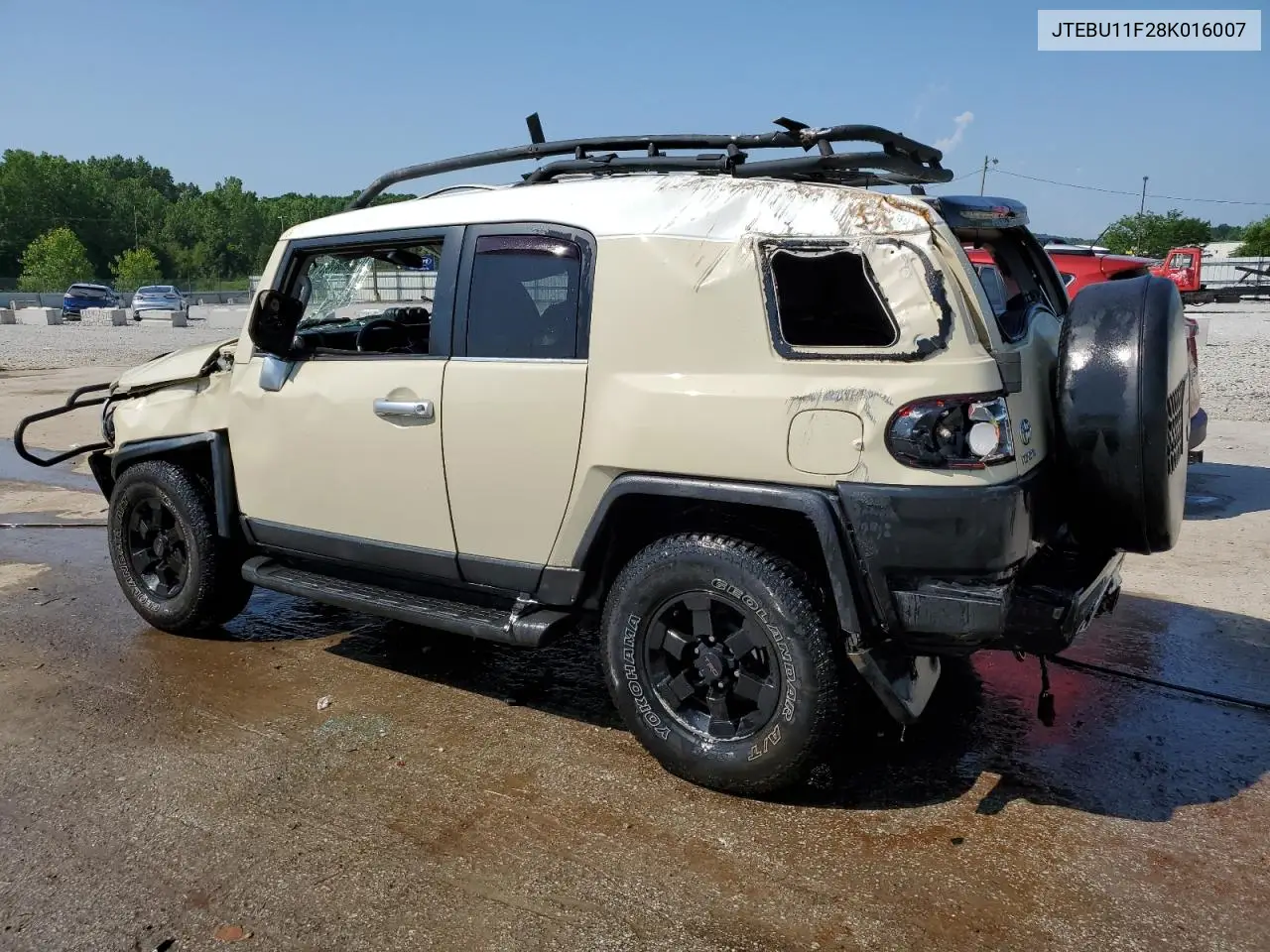 2008 Toyota Fj Cruiser VIN: JTEBU11F28K016007 Lot: 62185875