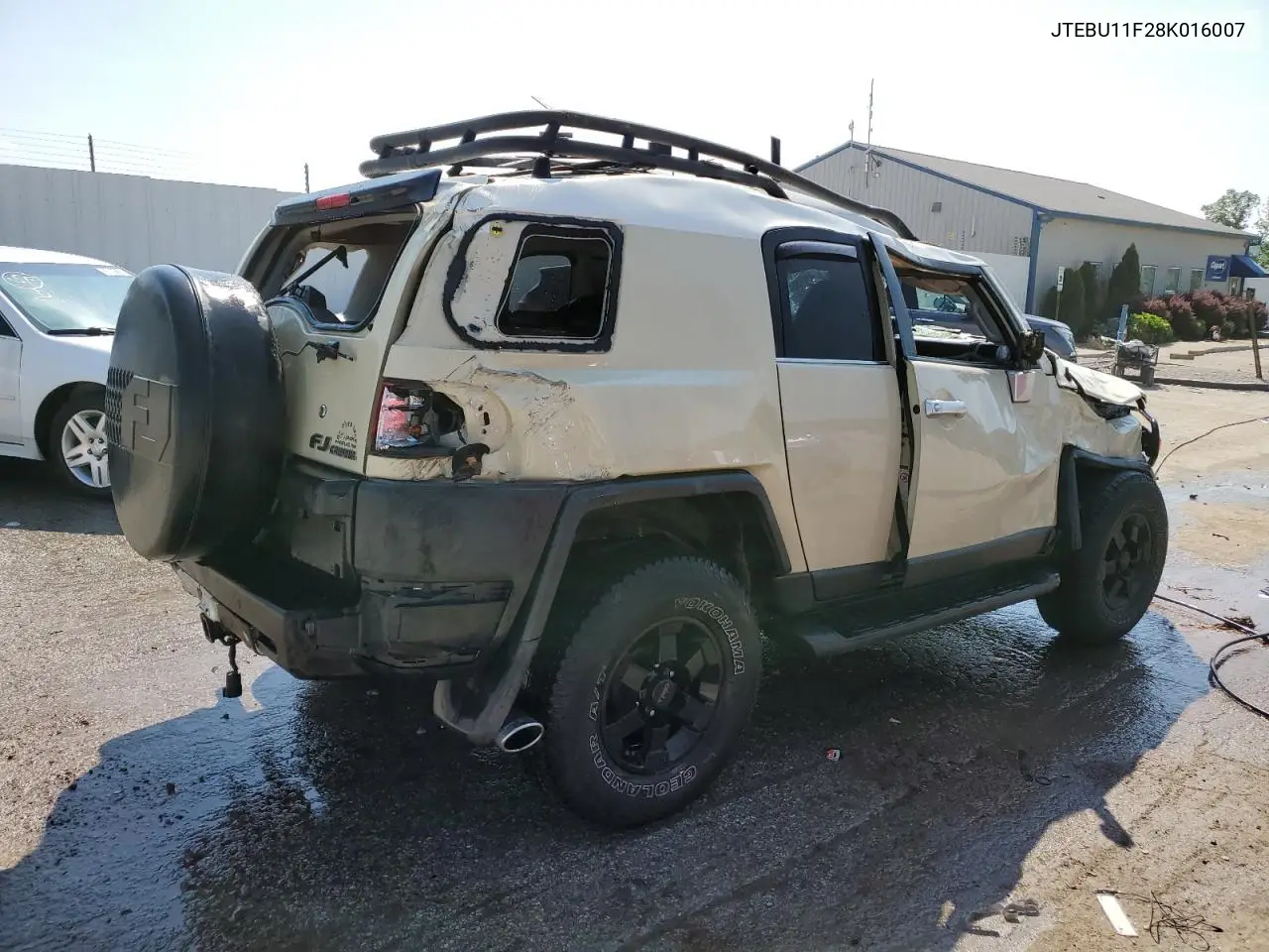 2008 Toyota Fj Cruiser VIN: JTEBU11F28K016007 Lot: 62185875