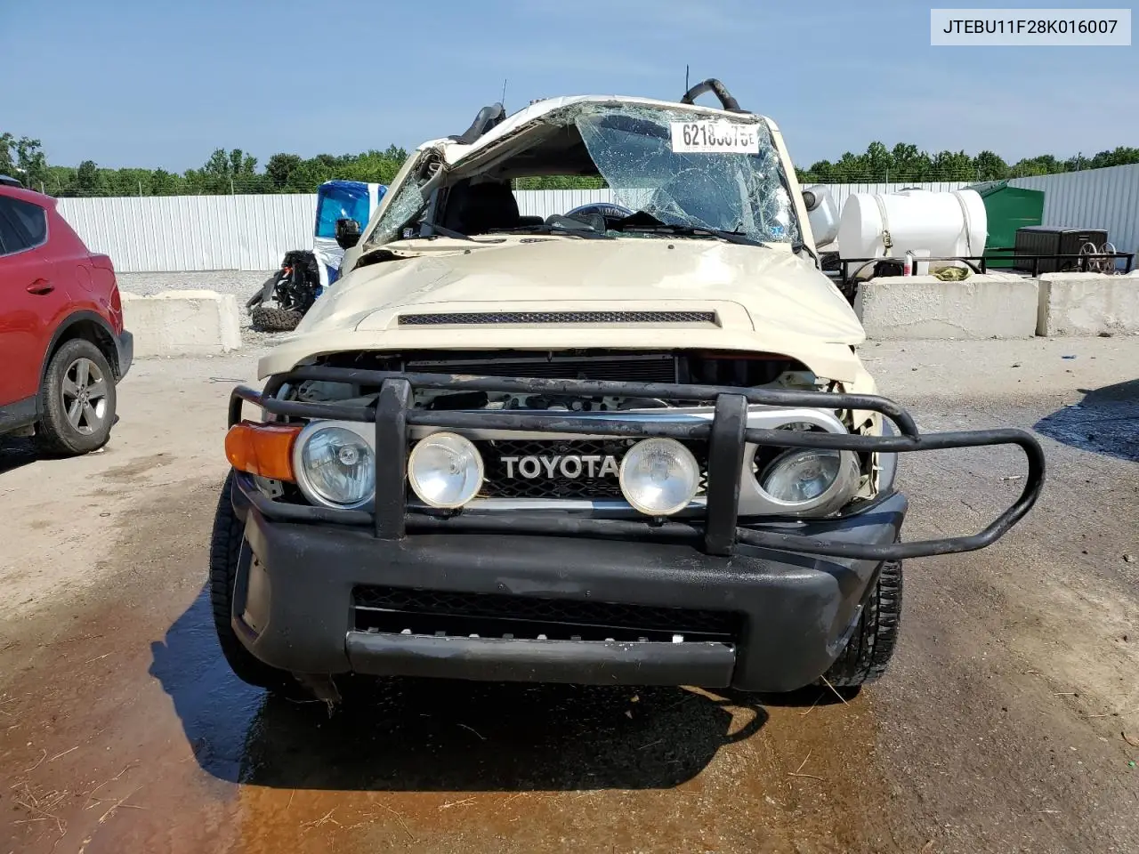 2008 Toyota Fj Cruiser VIN: JTEBU11F28K016007 Lot: 62185875