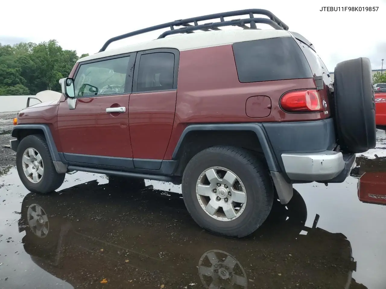 2008 Toyota Fj Cruiser VIN: JTEBU11F98K019857 Lot: 62321345
