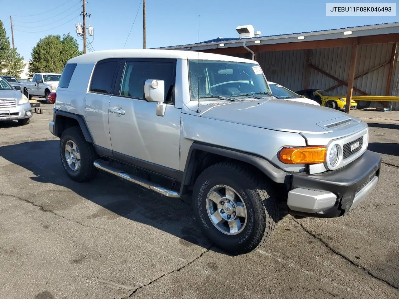 2008 Toyota Fj Cruiser VIN: JTEBU11F08K046493 Lot: 63379745