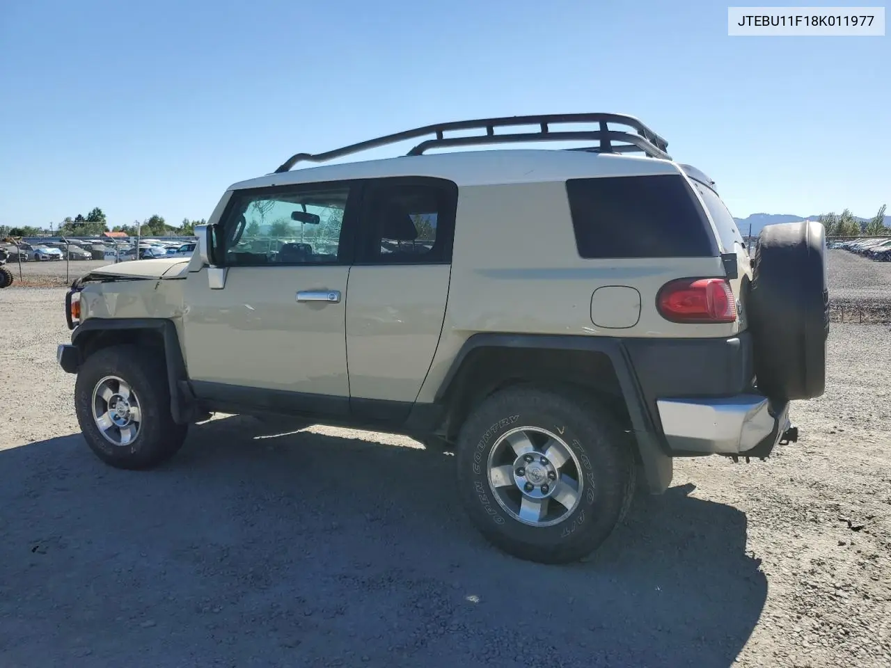 2008 Toyota Fj Cruiser VIN: JTEBU11F18K011977 Lot: 63706215