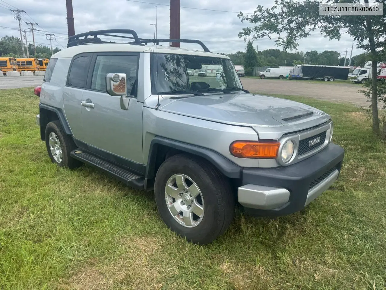 2008 Toyota Fj Cruiser VIN: JTEZU11F88K00650 Lot: 65097455