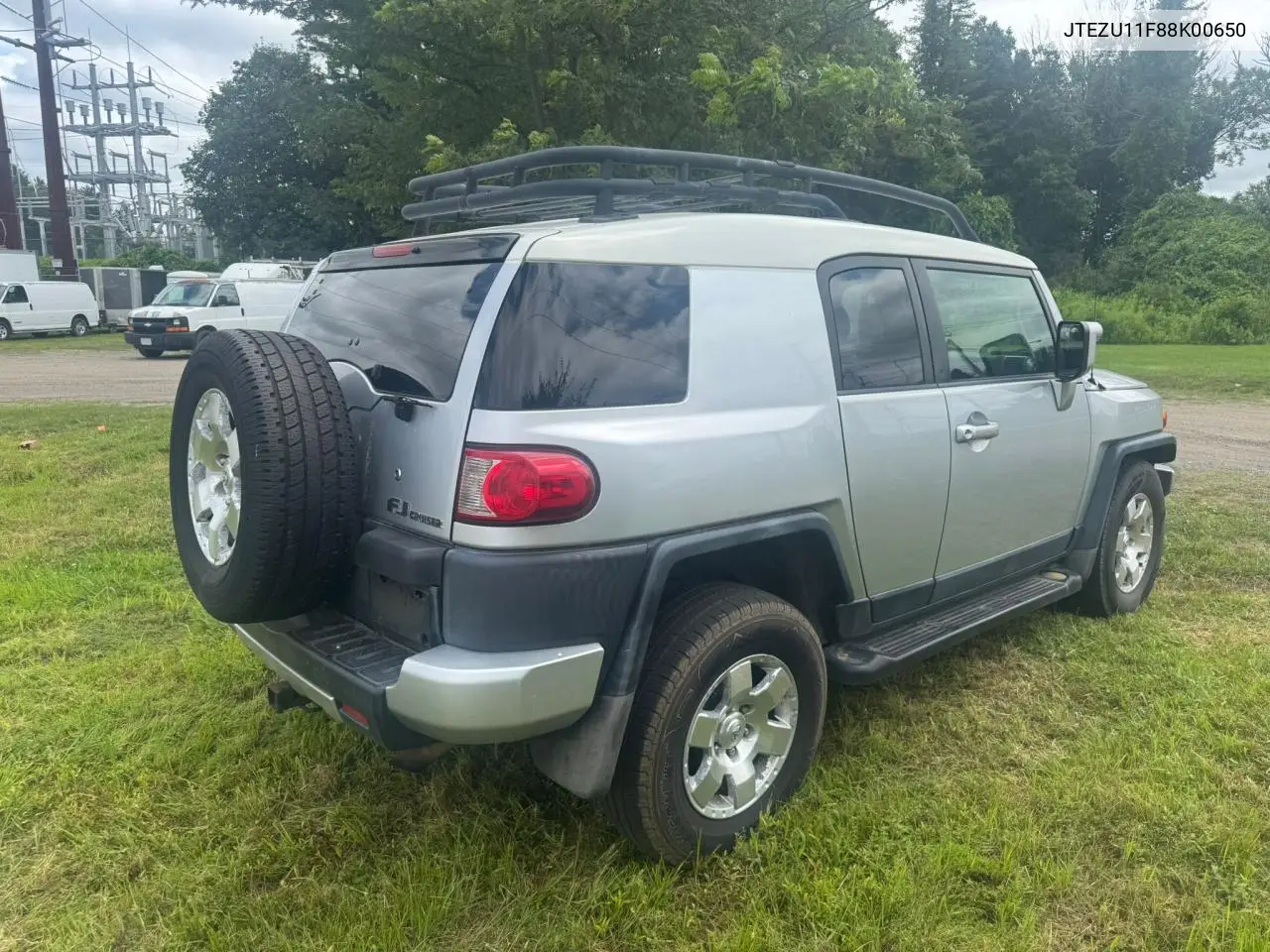 2008 Toyota Fj Cruiser VIN: JTEZU11F88K00650 Lot: 65097455