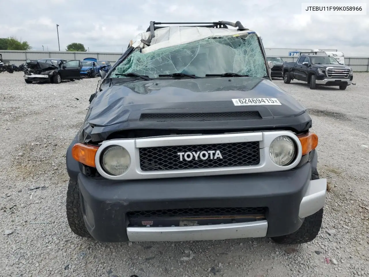 2009 Toyota Fj Cruiser VIN: JTEBU11F99K058966 Lot: 62469415