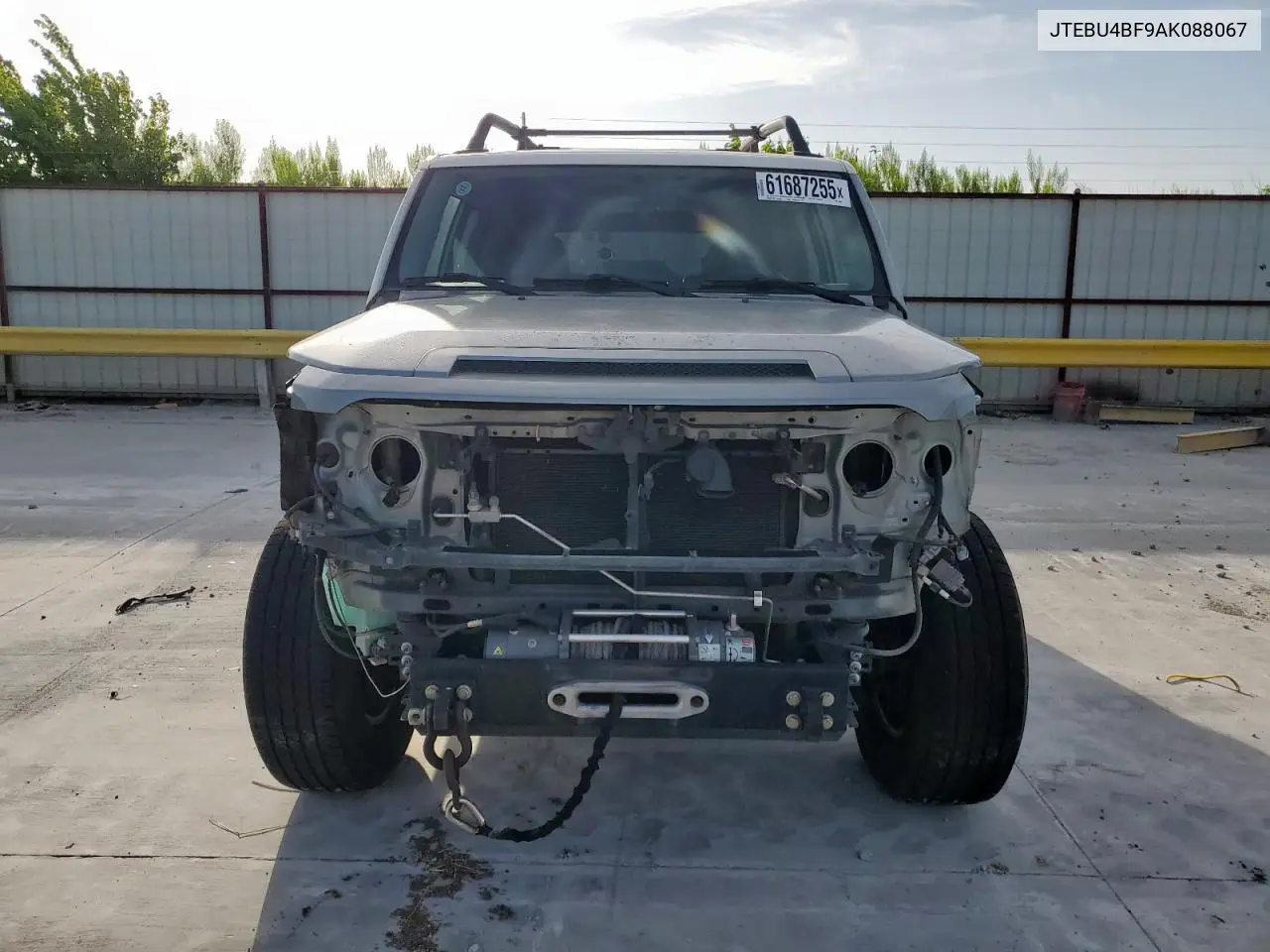 2010 Toyota Fj Cruiser VIN: JTEBU4BF9AK088067 Lot: 61687255
