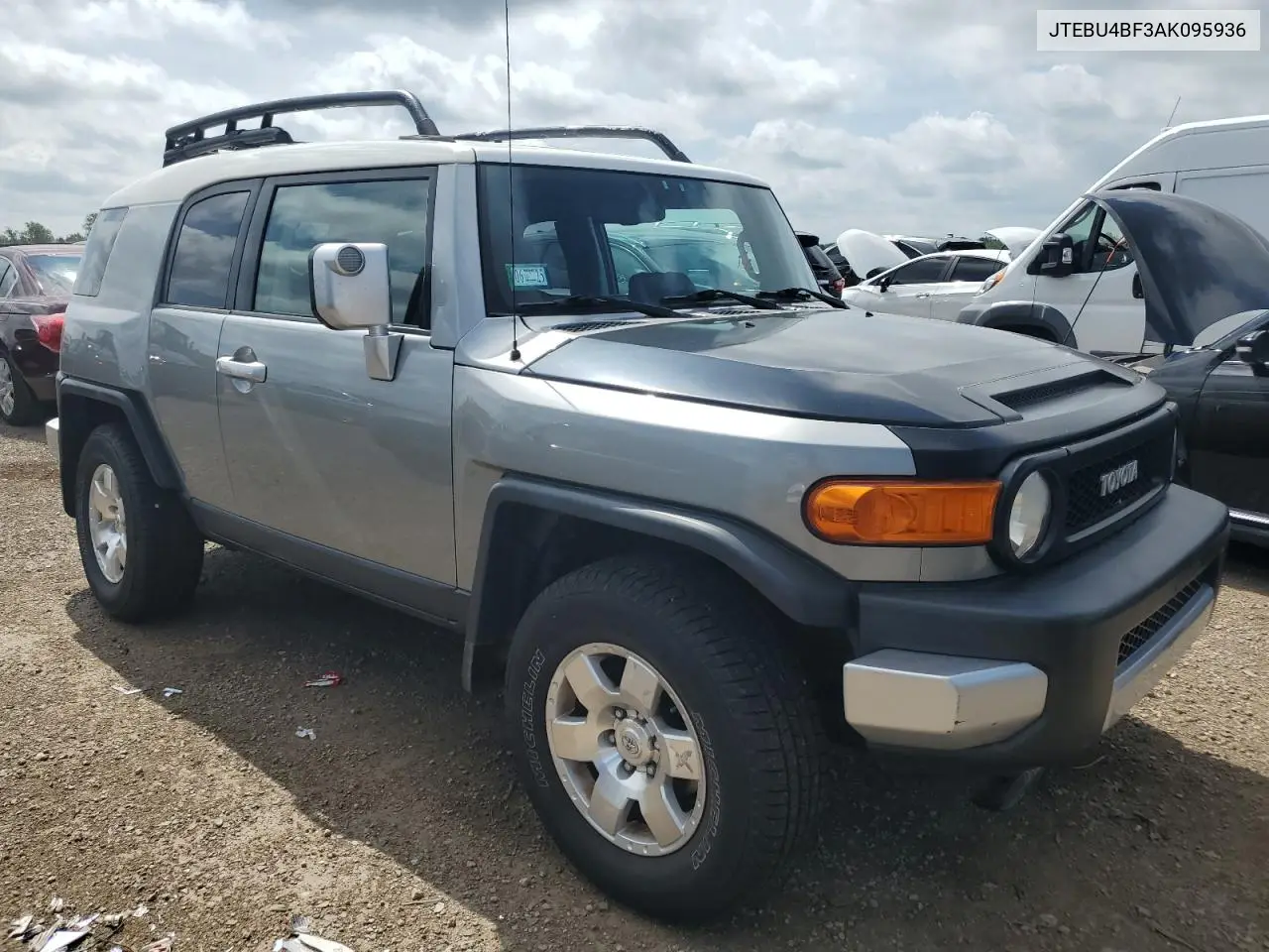 2010 Toyota Fj Cruiser VIN: JTEBU4BF3AK095936 Lot: 62770715