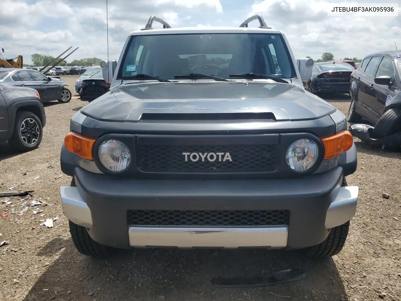 2010 Toyota Fj Cruiser VIN: JTEBU4BF3AK095936 Lot: 62770715