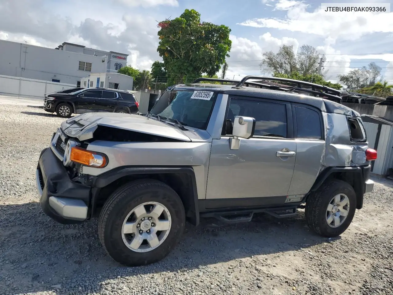 2010 Toyota Fj Cruiser VIN: JTEBU4BF0AK093366 Lot: 63852595