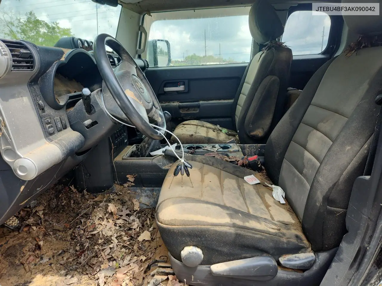 2010 Toyota Fj Cruiser VIN: JTEBU4BF3AK090042 Lot: 64332745