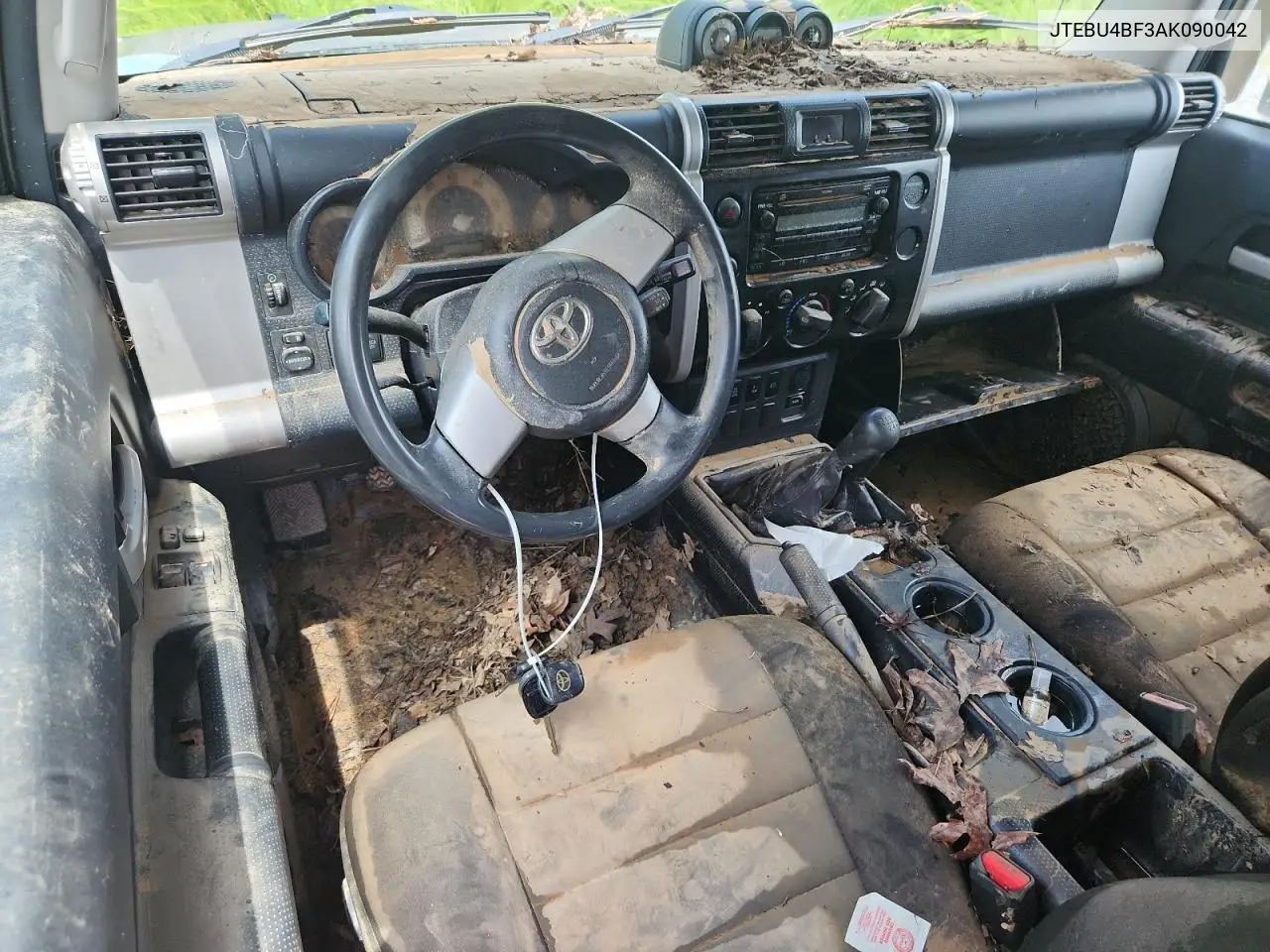 2010 Toyota Fj Cruiser VIN: JTEBU4BF3AK090042 Lot: 64332745