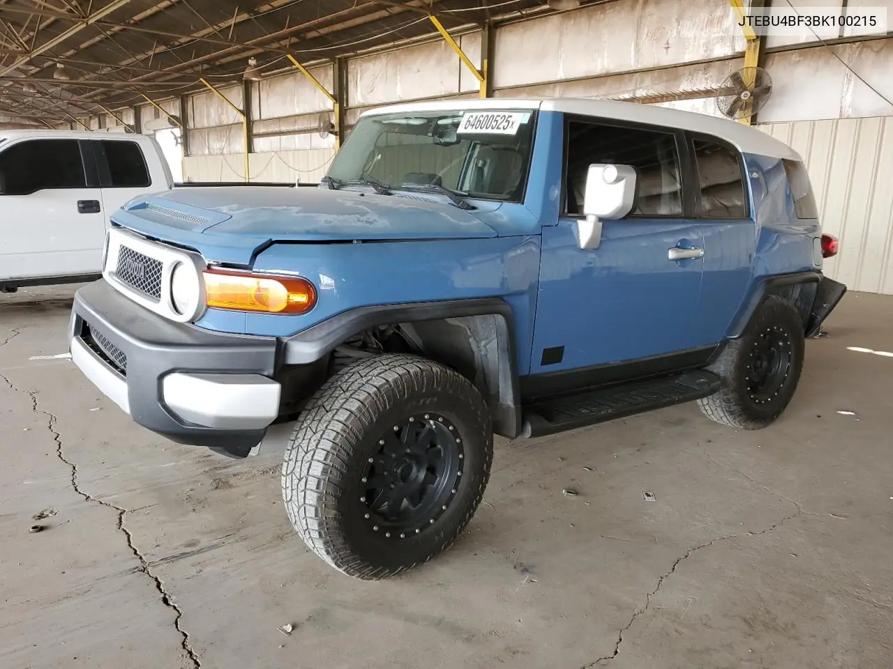 2011 Toyota Fj Cruiser VIN: JTEBU4BF3BK100215 Lot: 64600525