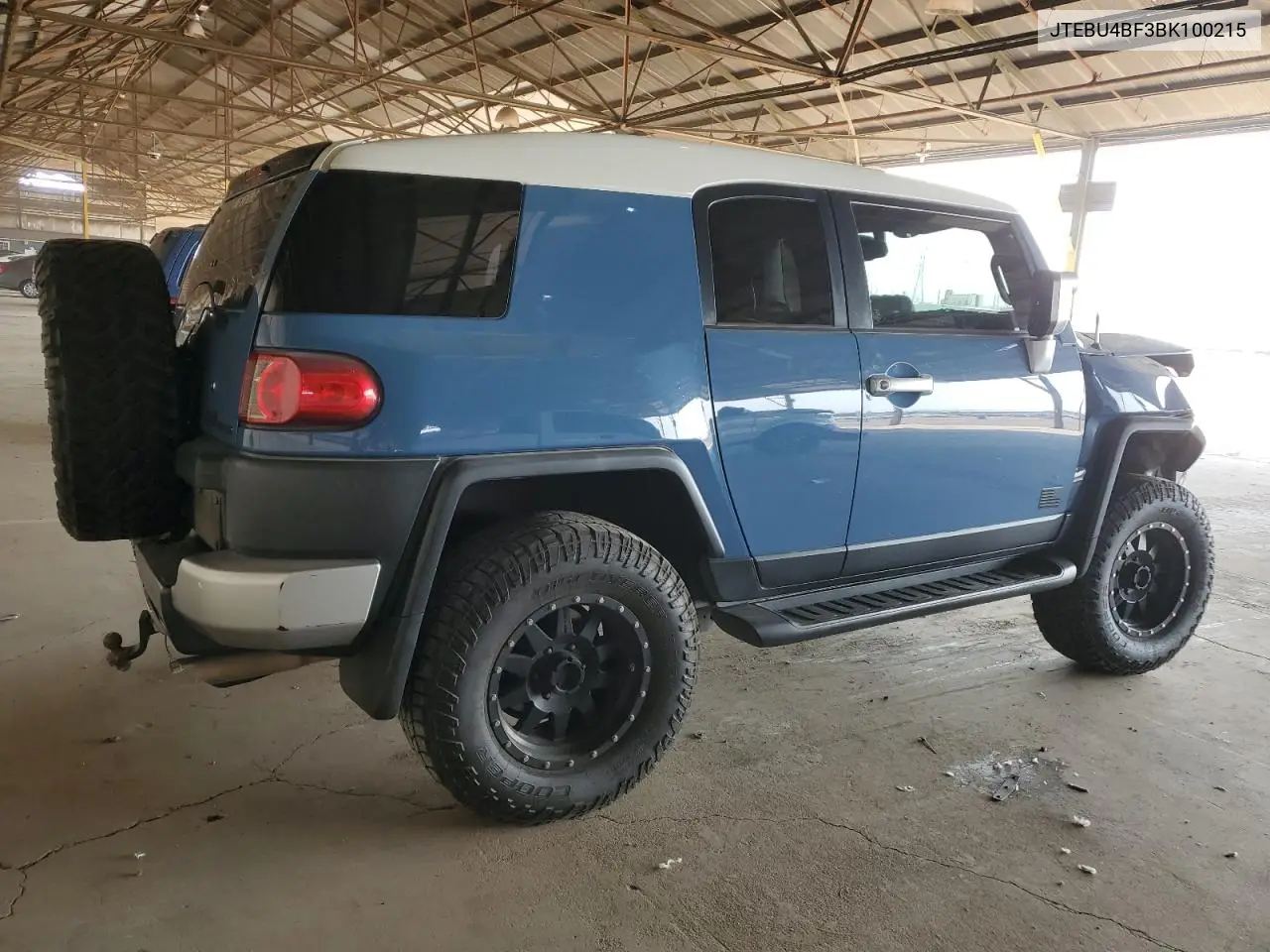 2011 Toyota Fj Cruiser VIN: JTEBU4BF3BK100215 Lot: 64600525