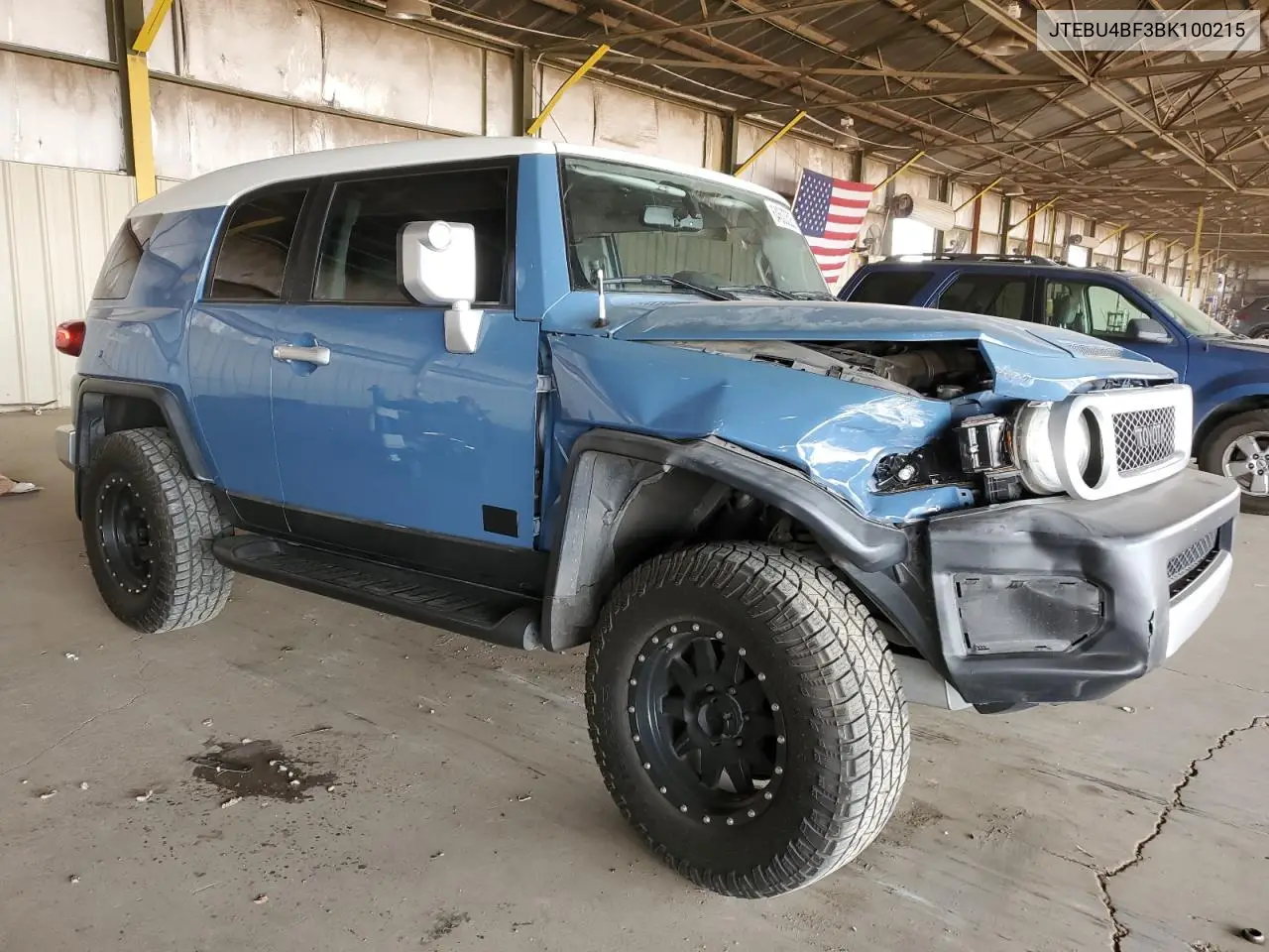 2011 Toyota Fj Cruiser VIN: JTEBU4BF3BK100215 Lot: 64600525