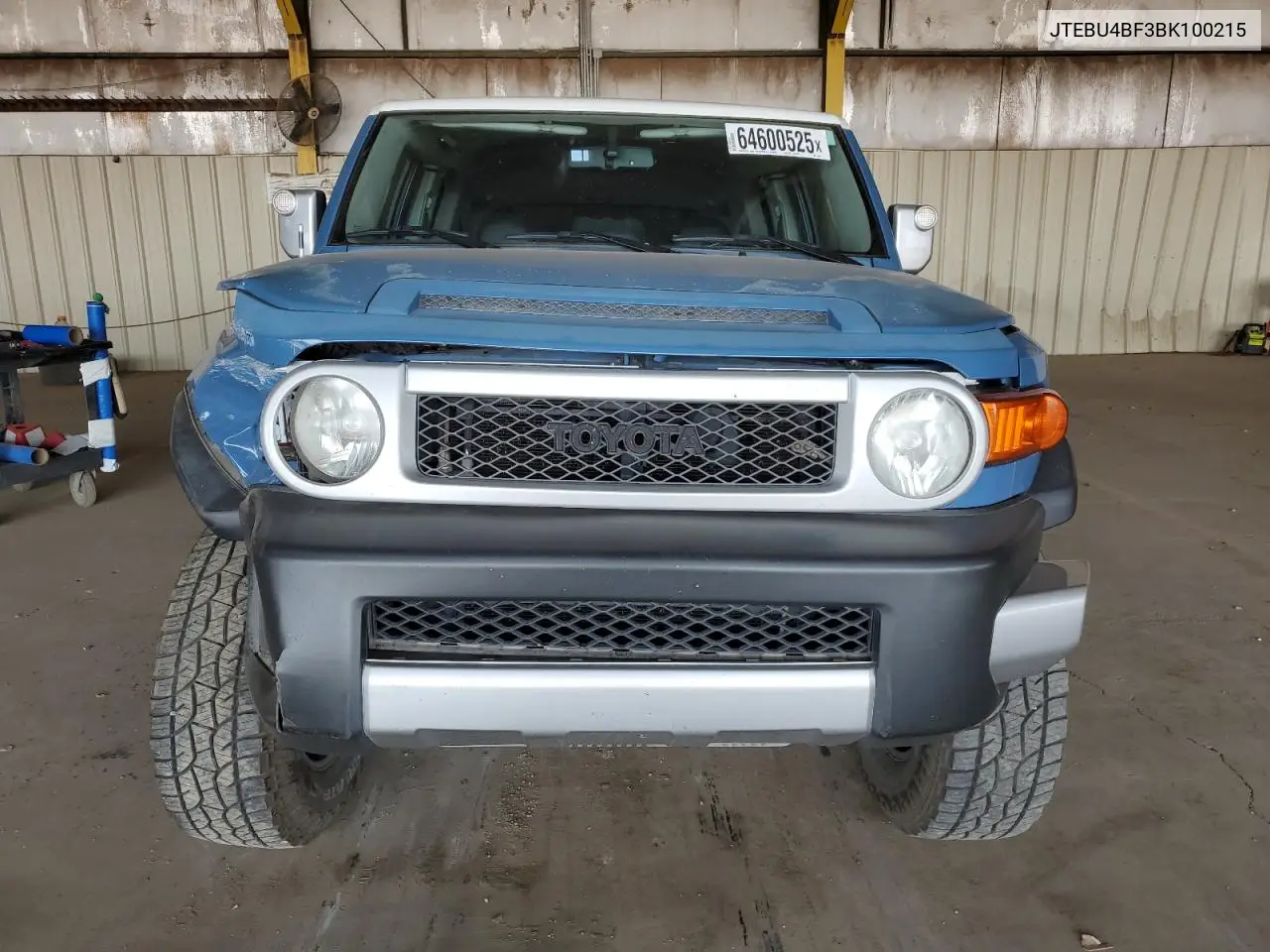 2011 Toyota Fj Cruiser VIN: JTEBU4BF3BK100215 Lot: 64600525