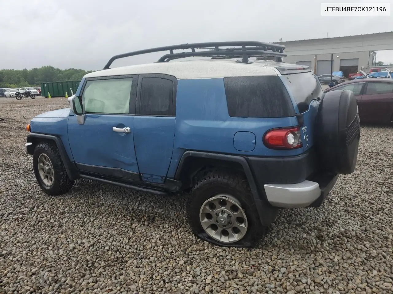 2012 Toyota Fj Cruiser VIN: JTEBU4BF7CK121196 Lot: 61363875