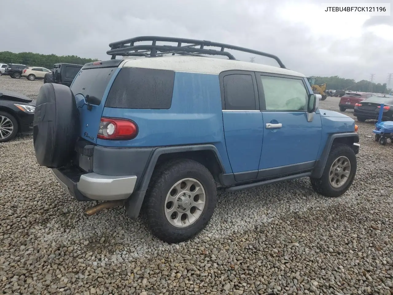2012 Toyota Fj Cruiser VIN: JTEBU4BF7CK121196 Lot: 61363875