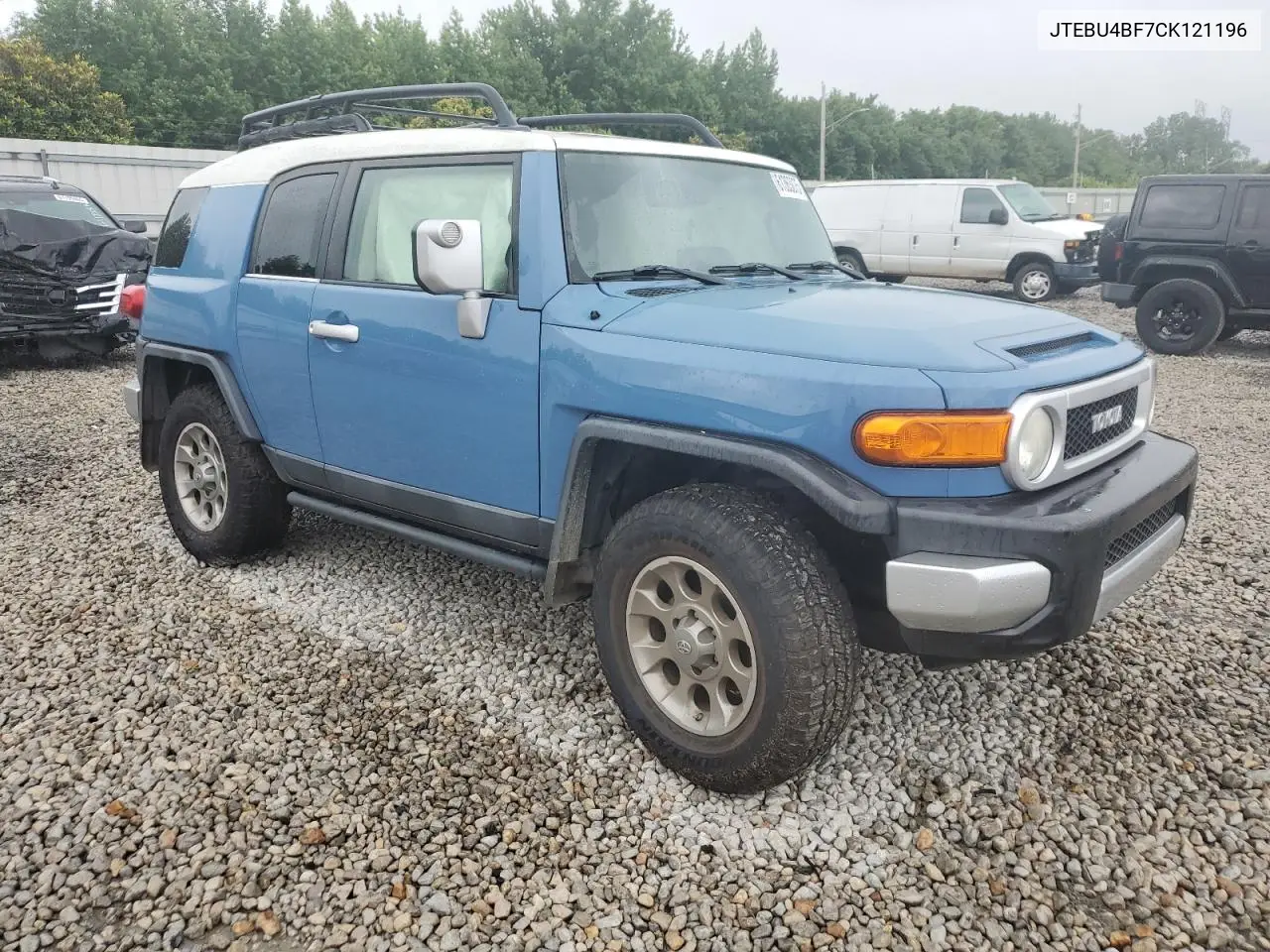 2012 Toyota Fj Cruiser VIN: JTEBU4BF7CK121196 Lot: 61363875