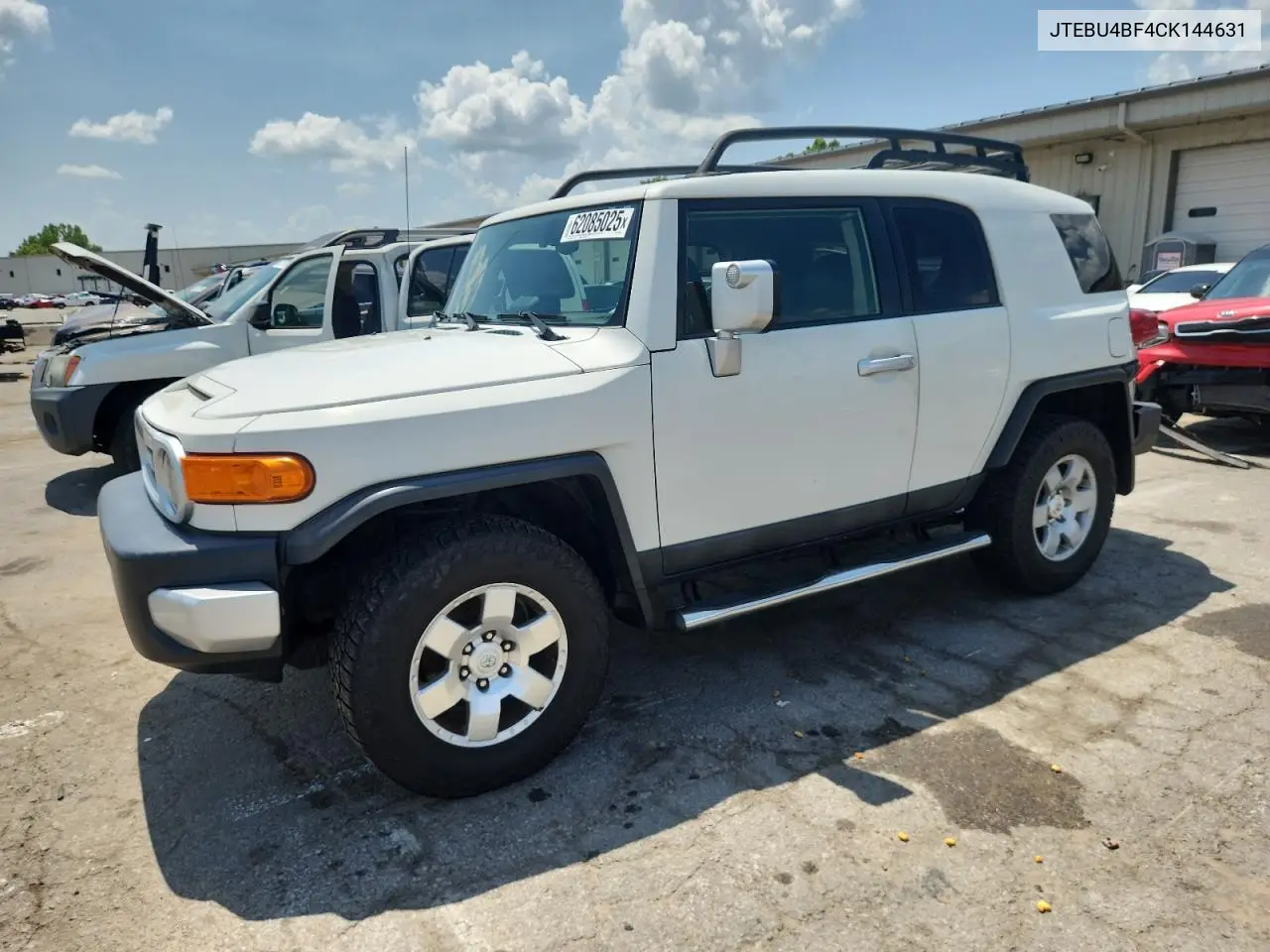 2012 Toyota Fj Cruiser VIN: JTEBU4BF4CK144631 Lot: 62085025