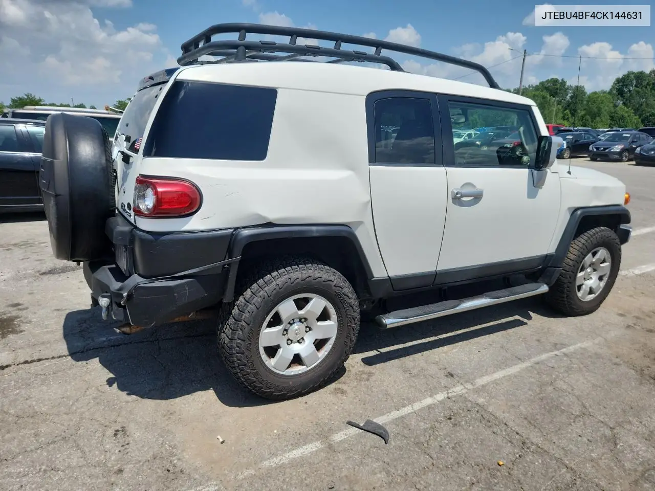 2012 Toyota Fj Cruiser VIN: JTEBU4BF4CK144631 Lot: 62085025