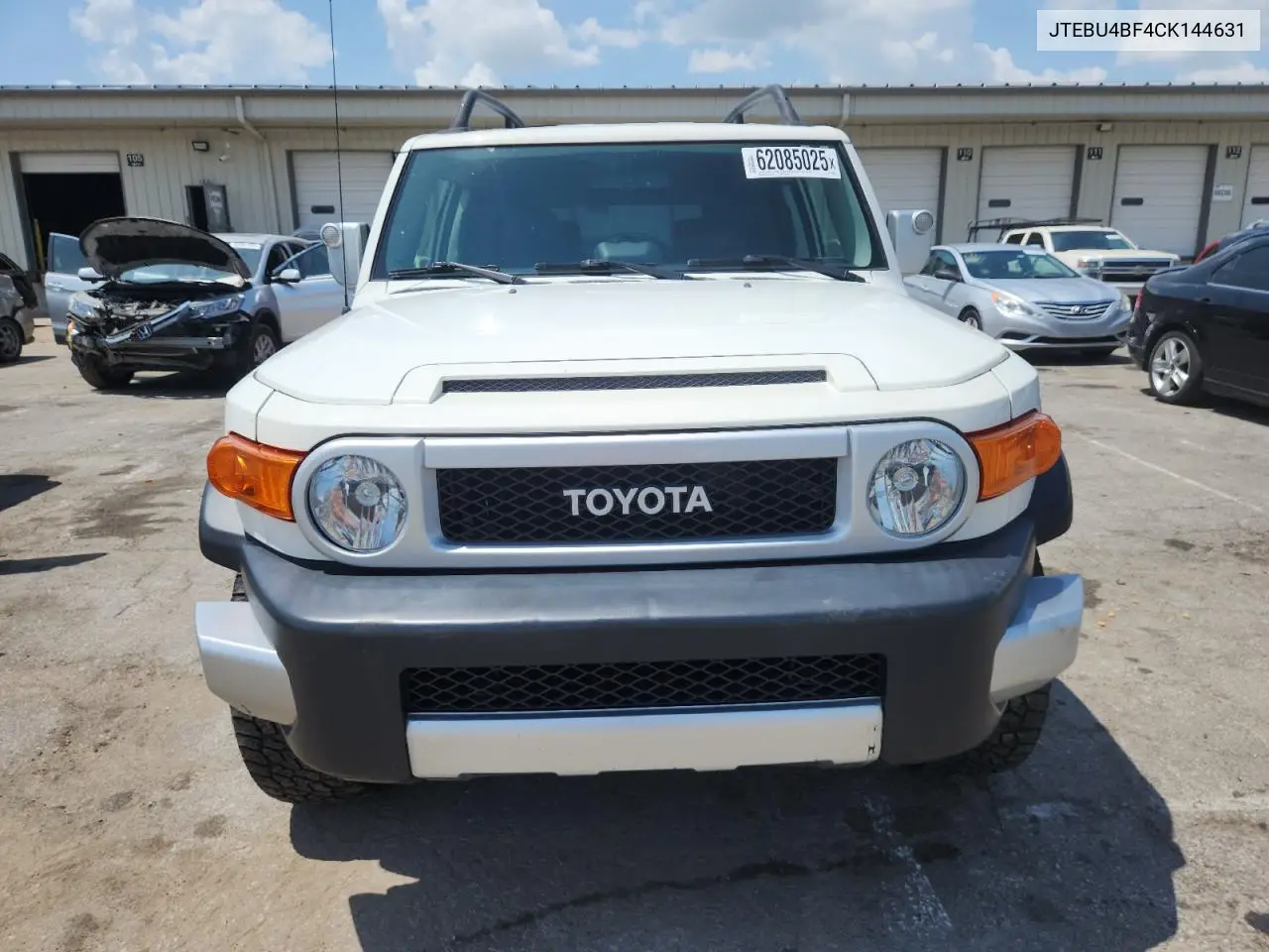 2012 Toyota Fj Cruiser VIN: JTEBU4BF4CK144631 Lot: 62085025