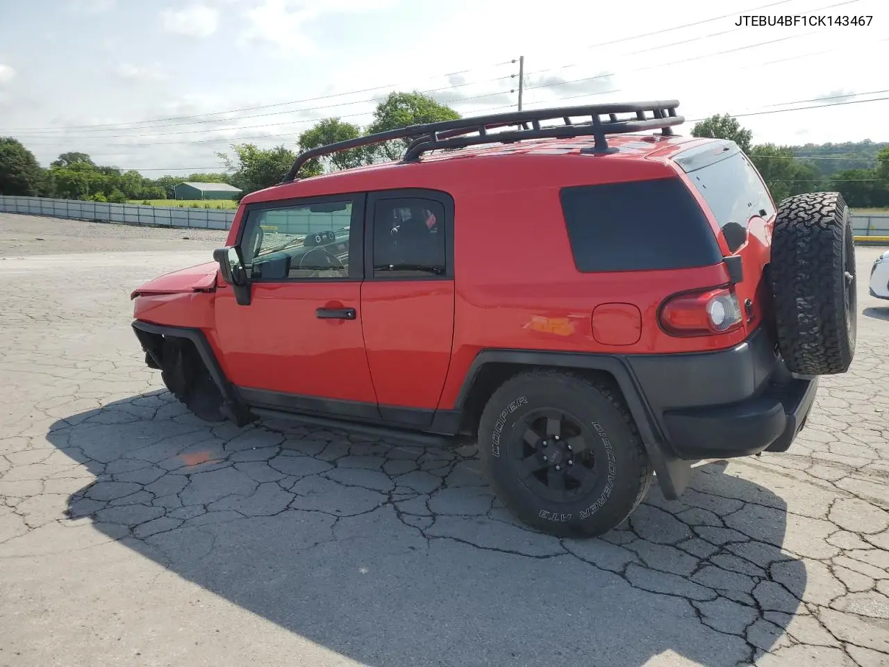 2012 Toyota Fj Cruiser VIN: JTEBU4BF1CK143467 Lot: 62825865