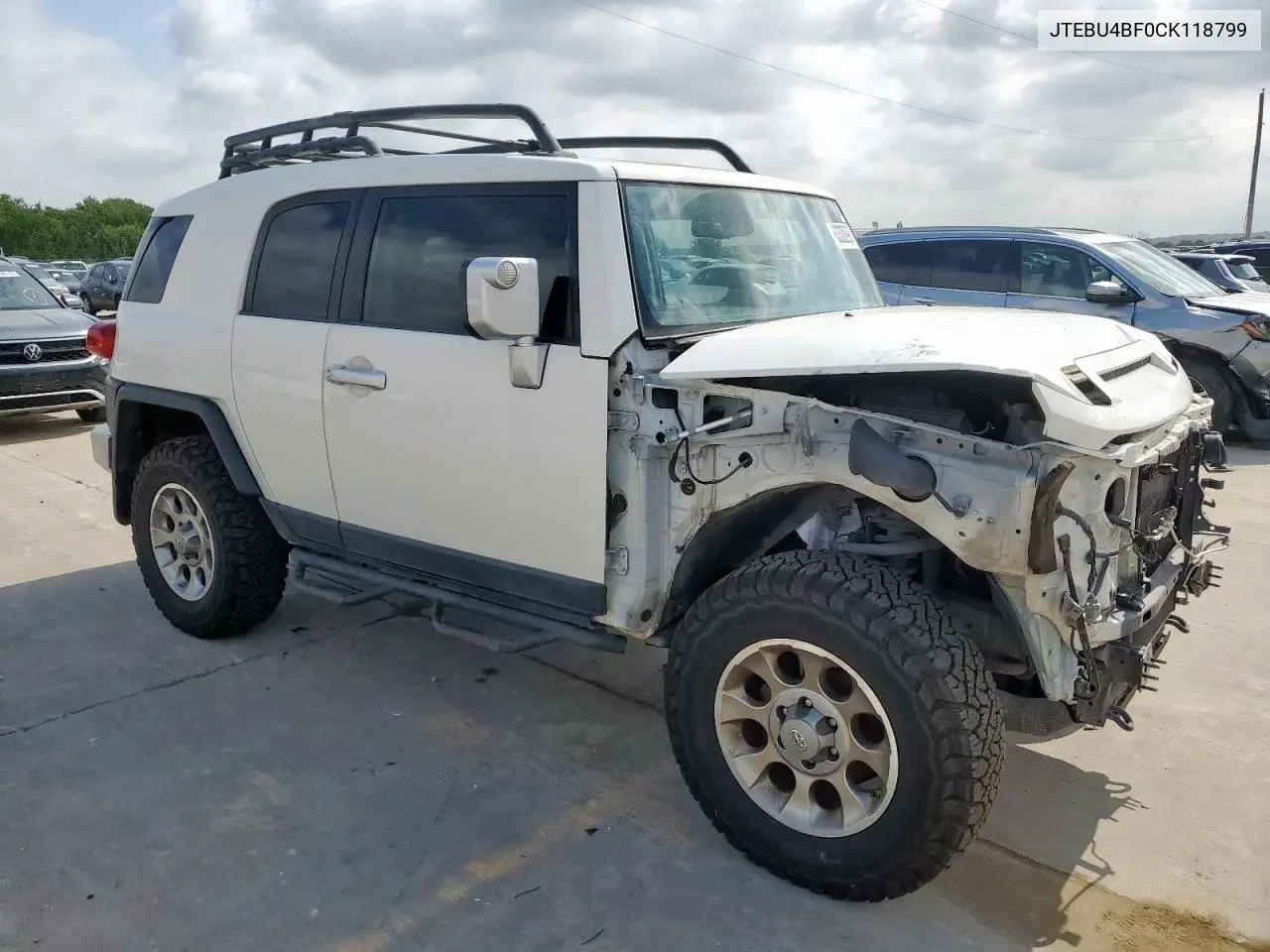 2012 Toyota Fj Cruiser VIN: JTEBU4BF0CK118799 Lot: 63320995